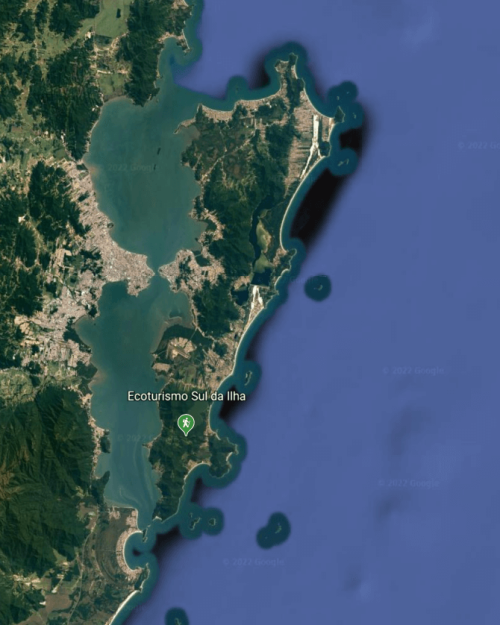 ecoturismo sul da ilha floripa Google Earth
